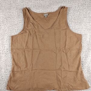 J. Jill Brown Tank Top Xl